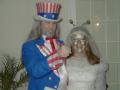 James (Uncle Sam) and Kathryn (Alien Bride) (180 Kb)